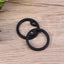 Dog Tag Rubber Silencers - Black or red, Pack of 2