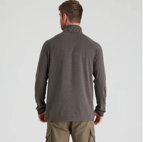 Ridgeline Men's Baseline Pull-on Zip Top