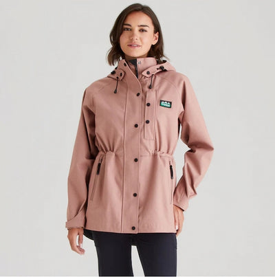 Ridgeline Women's Monsoon Light Jacket Dusky Pink Marl