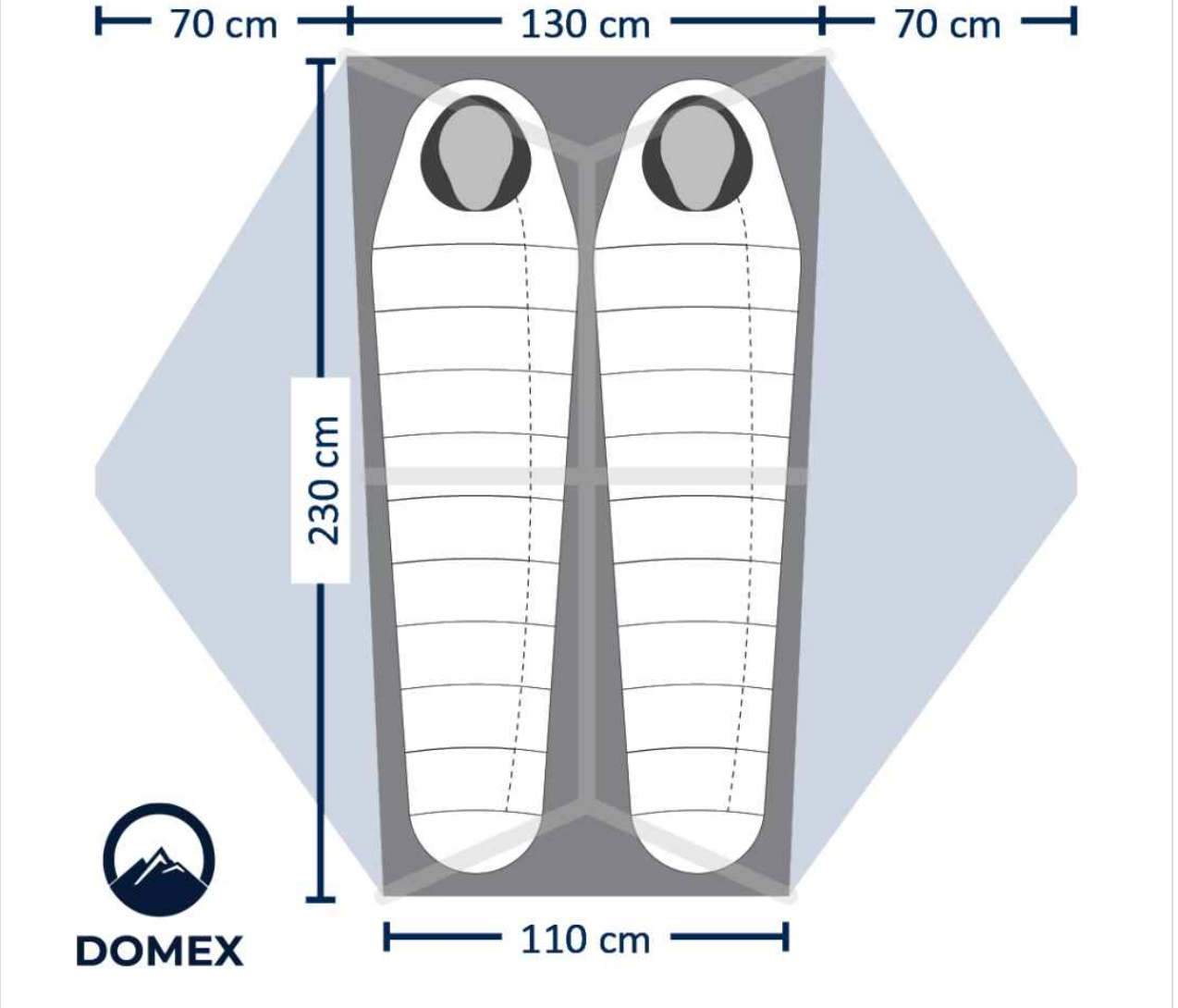 Domex Velocity 2 Person tent