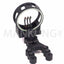 Black bow sight with multiple pins on a white background, branded 'Mankin'ngz'.
