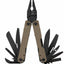 Multitool with various tools on a white background
