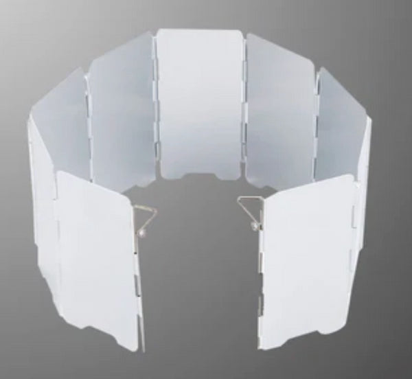 Transparent plastic screen with a hexagonal design on a gray background