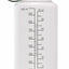 Nalgene water bottle with green lid on a white background