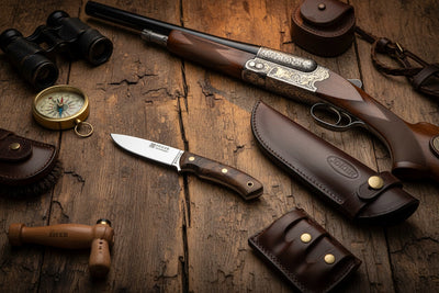 Joker Pantera - CN17 Walnut With Leather sheath