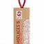 A brown cardboard shoe lace packaging box with a red hanging loop at the top, featuring the JAB JAB logo and the text 'SHOELACES' in red alongside a line drawing of shoe laces.