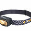 Headlamp with black strap featuring a pattern and 'Oztrail' branding on a white background