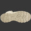 Close-up of a beige boot sole with Michelin logo on a black background