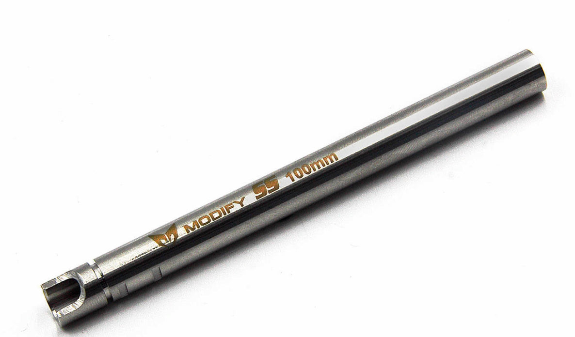 Metal rod with 'MODIFY' branding on a white background