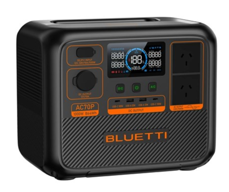 Bluetti AC70P 1000W Portable Power Station