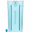 A HydroPak hydration water bag filled with light blue liquid, featuring a clear top cap, printed measurement markings, and a small blue connector at the bottom left, shown on a white background.