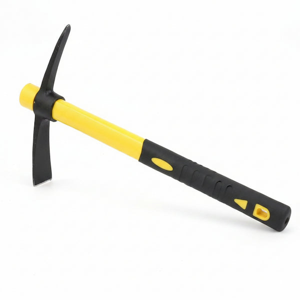 Garden Pickaxe with Fiberglass Handle - Versatile 2-in-1