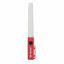 Red and white flashlight with Oztrail branding on a white background