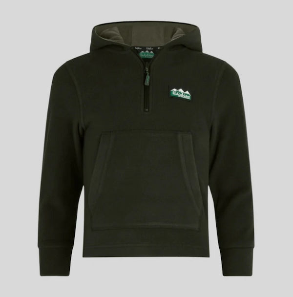 Ridgeline Kids Ballistic Fleece Hoodie Deep Forest
