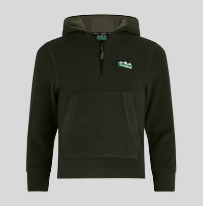 Ridgeline Kids Ballistic Fleece Hoodie Deep Forest