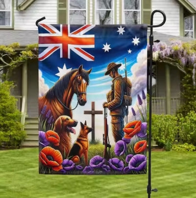 Anzac Garden Flags