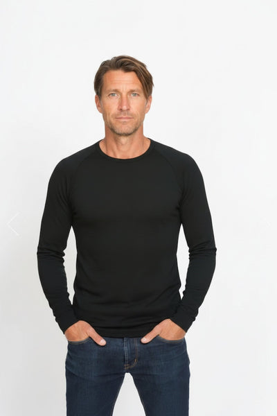 Brass Monkeys - Mens 100% Merino Long Sleeve Top