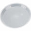 White ceramic bowl on a white background