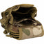 Camouflage pouch with drawstring on a white background