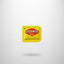 Vegemite container on a white background