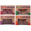  four different flavors of crafty weka raw muesli bars