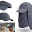 Sunhat with Neck Flap & Breathable Face Cover