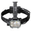 Fenix headlamp with black strap on a white background