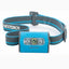Blue headlamp with gray strap on a white background, branded 'Nextorch'.
