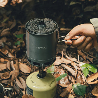 Firemaple camping stove on a natural background