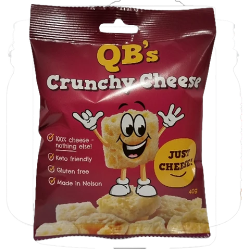 QBs Crunchy Cheese snacks