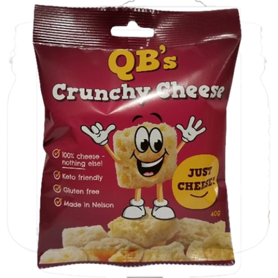 QBs Crunchy Cheese snacks