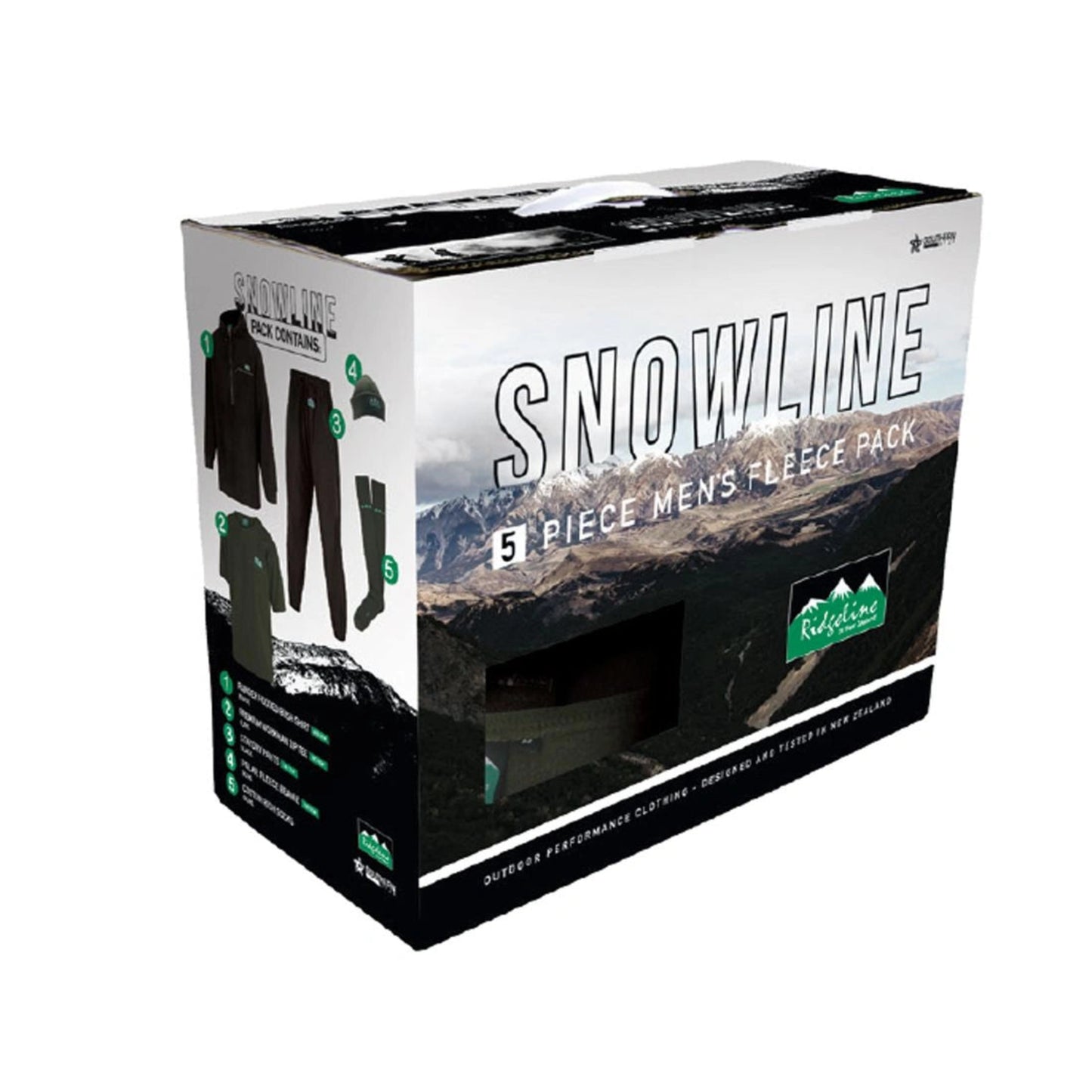 Box of ridgeline clothing pack