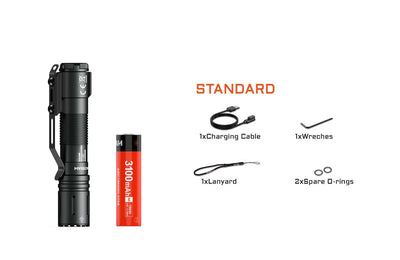 Acebeam - P15-EDC (1,700 lumens) with FREE Tac Ring & One touch strobe switch worth $24.30