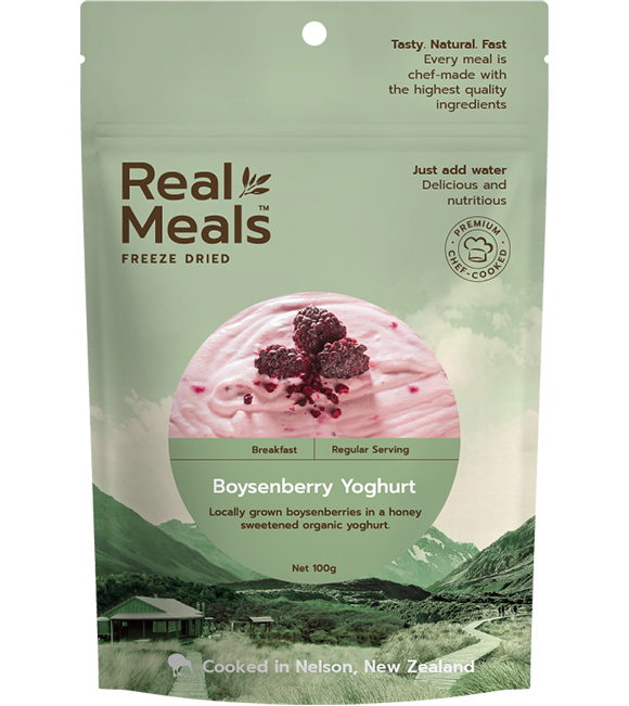 Real Meals - Boysenberry Yoghurt 25% Off Promotion