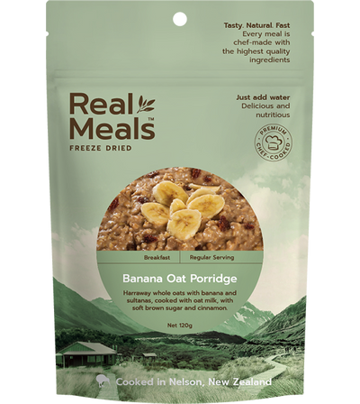 Real Meals - Banana Oat Porridge 25% Off Promotion