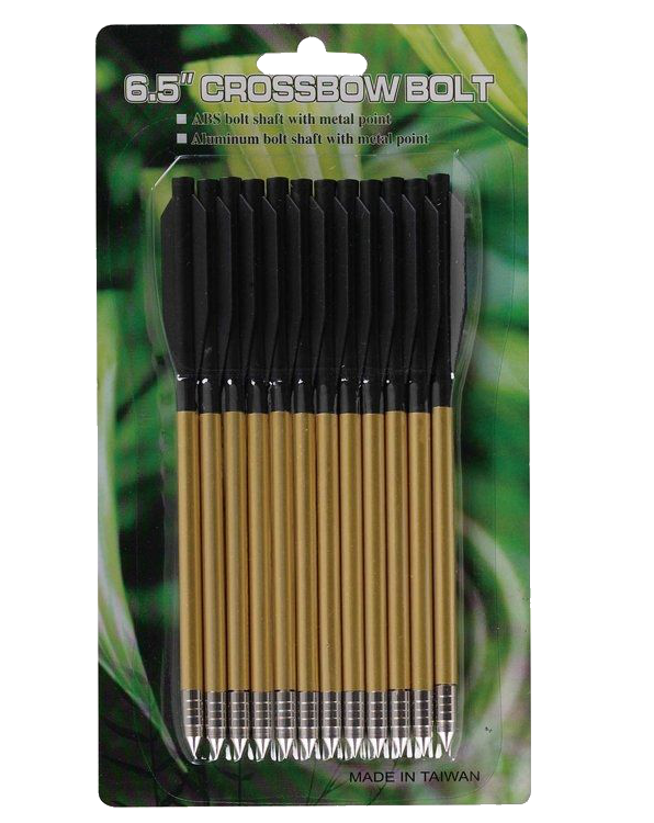 Man Kung -  Aluminum Bolts 6.5"  [Removable metal heads] {12PK}