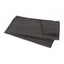 A grey micro fleece travel towel laid out flat.