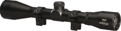 Stealth - 4x40 Duplex scope with weaver rings