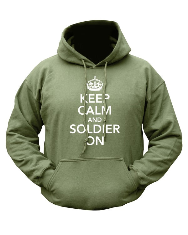 Kombat UK - Keep Calm & Soldier On HOODIE -Save $10