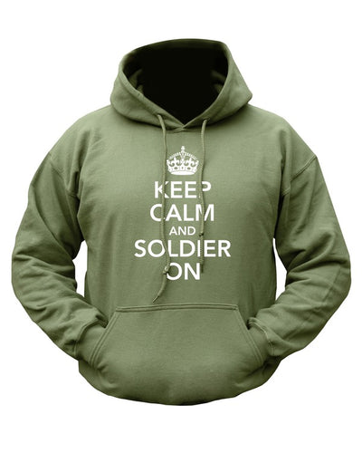 Kombat UK - Keep Calm & Soldier On HOODIE -Save $10