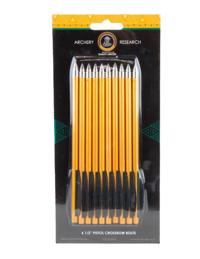 Ek Archery Research -  Crossbow Bolts Alloy 6.5" - 10 Pack