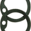 Dog Tag Rubber Silencers - Black or red, Pack of 2