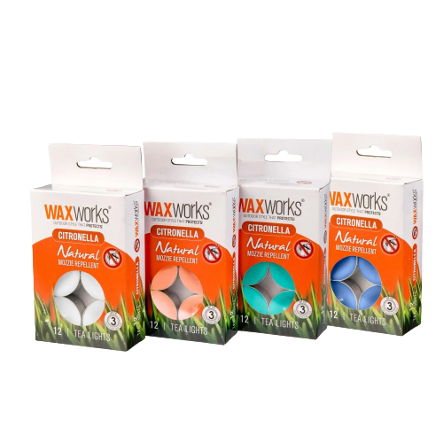 Waxworks - Citronella Tealight Candles - Pack of 24