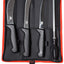 Buffalo River - Hunters  4 Pce Knife Set with Steel  in a Cordura Zippered Case