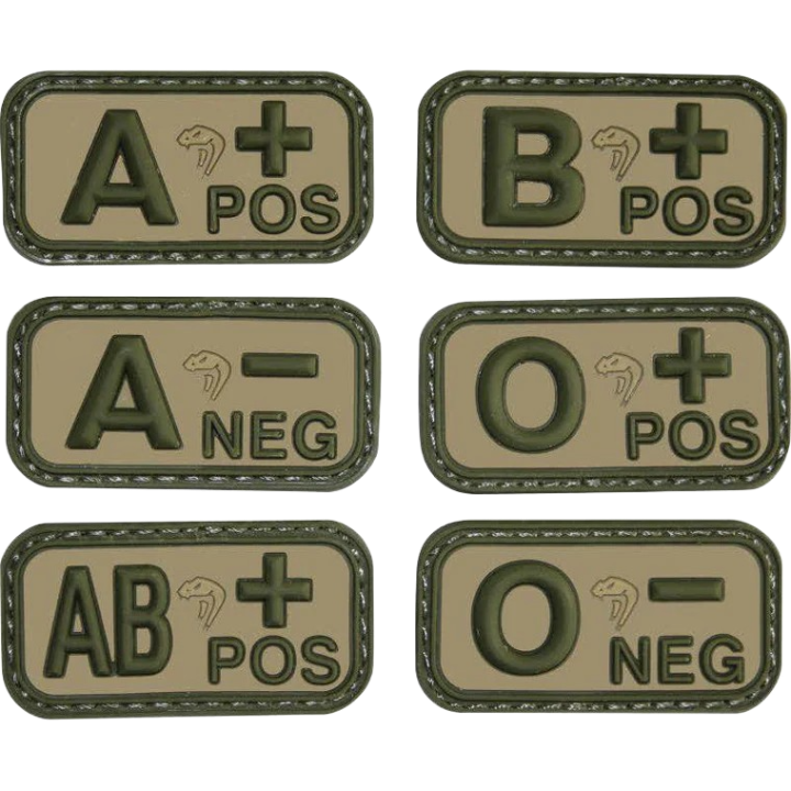 Viper Tactical - Blood Group Patches