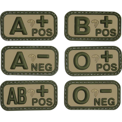 Viper Tactical - Blood Group Patches