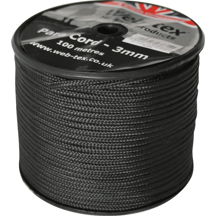 Web-Tex - Paracord per metre or 100 metre roll